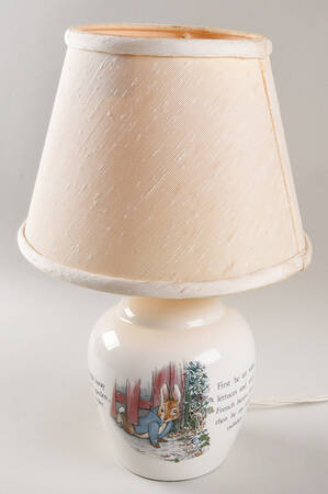 Peter Rabbit 10" Electric Lamp & Shade