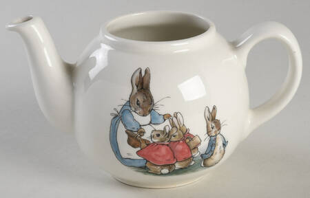 Peter Rabbit Child's Teapot No Lid