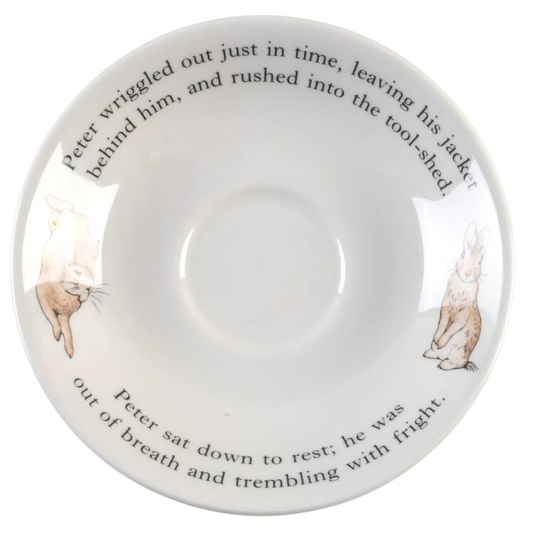 Peter Rabbit Saucer for Flat Cup