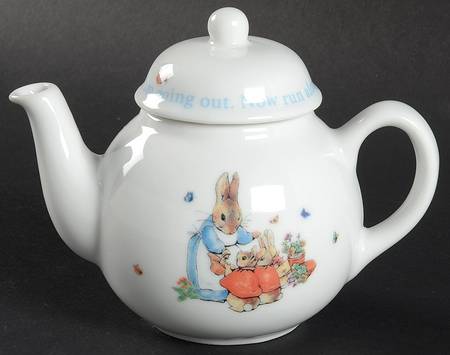 Peter Rabbit Child's Teapot and Lid