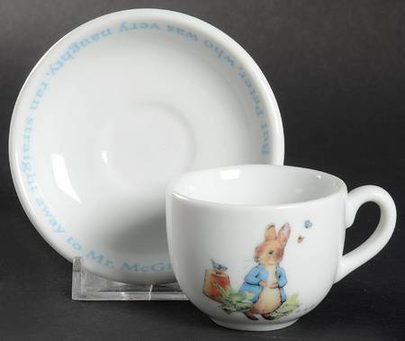 Peter Rabbit Child's Cup & Saucer Set