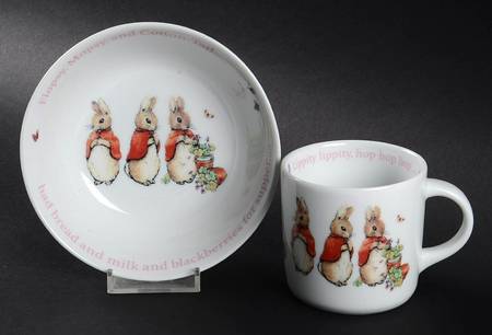 Peter Rabbit (2 Pc) Girl Child's/Nursery Set (MUGM24 & CERM15)