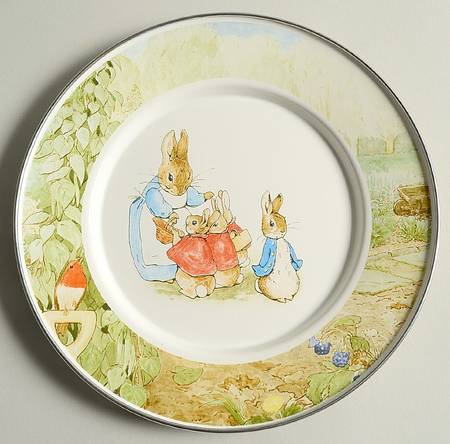 Peter Rabbit Enamel Child's Plate