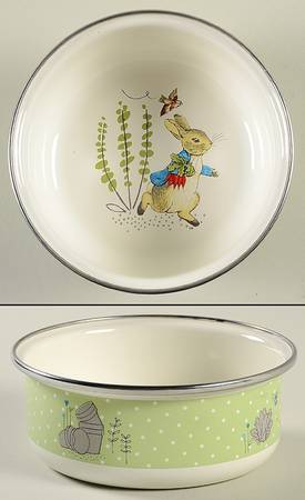Peter Rabbit Enamel Child's Bowl
