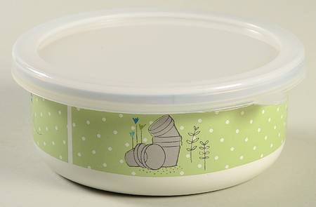 Peter Rabbit Enamel Child's Bowl & Plastic Lid