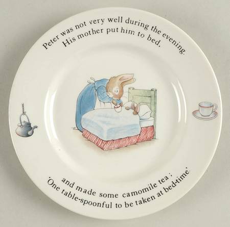 Peter Rabbit Salad Plate