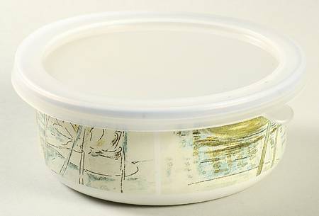 Peter Rabbit Enamel Child's Bowl & Plastic Lid