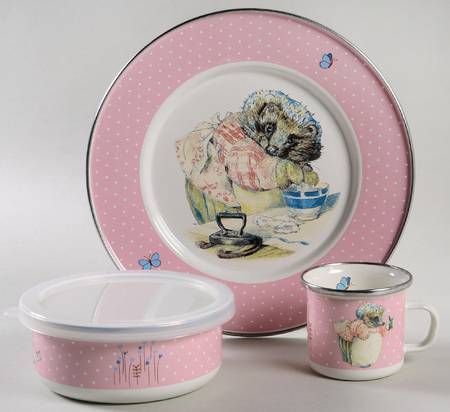 Peter Rabbit (3 Piece) Enamel Child's Set