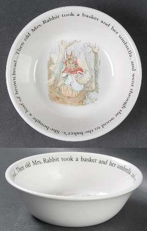 Peter Rabbit Child's Bowl by Wedgwood