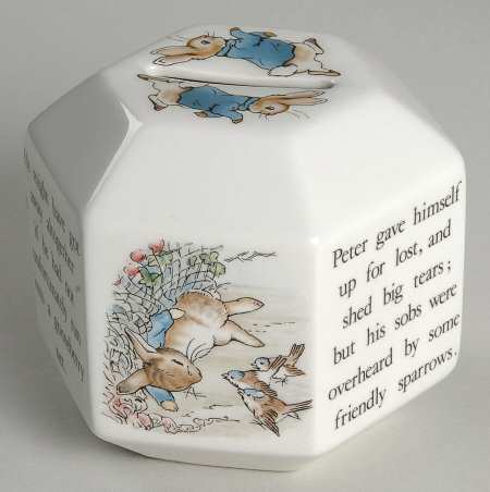 Peter Rabbit Octagonal Money Box