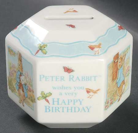 Peter Rabbit Octagonal Money Box