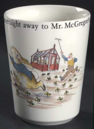 Peter Rabbit Tall Beaker (English Mug)