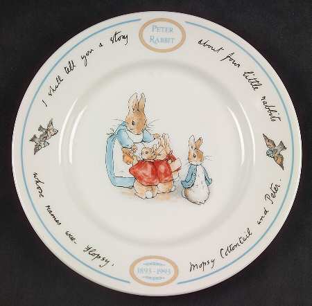 Peter Rabbit Bread & Butter Plate