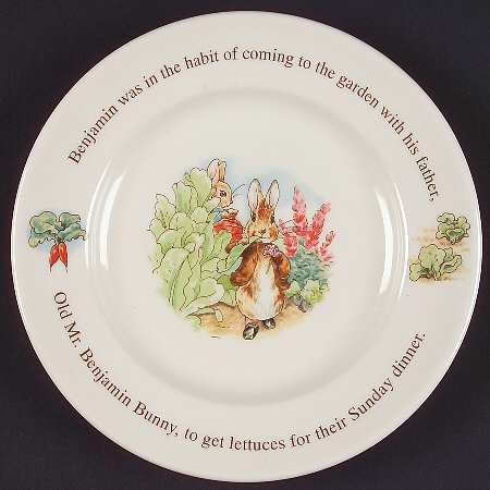 Peter Rabbit Bread & Butter Plate