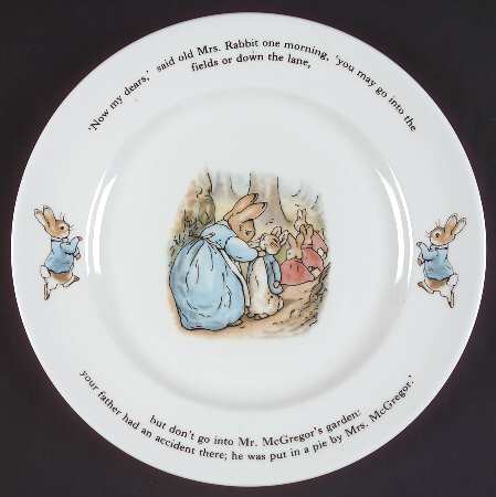 Peter Rabbit Cake Plate