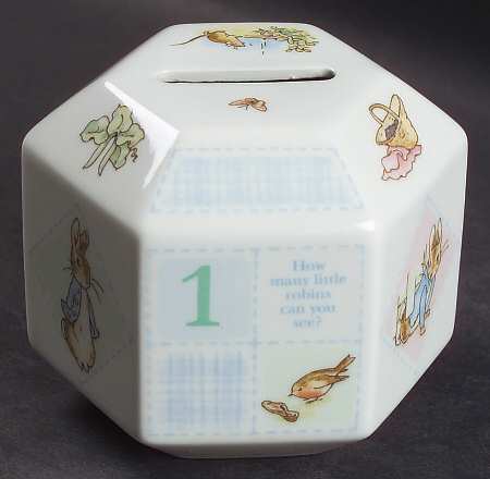 Peter Rabbit Octagonal Money Box