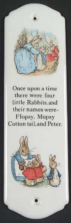 Peter Rabbit Finger Plate