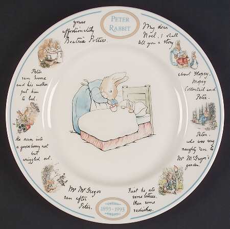 Peter Rabbit Centennial Plate