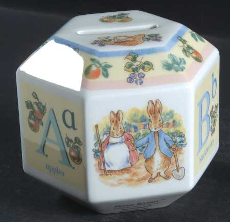 Peter Rabbit Octagonal Money Box
