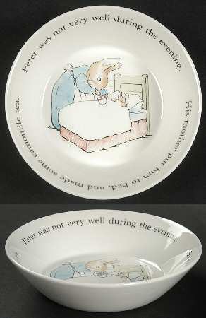 Peter Rabbit Fruit/Dessert (Sauce) Bowl