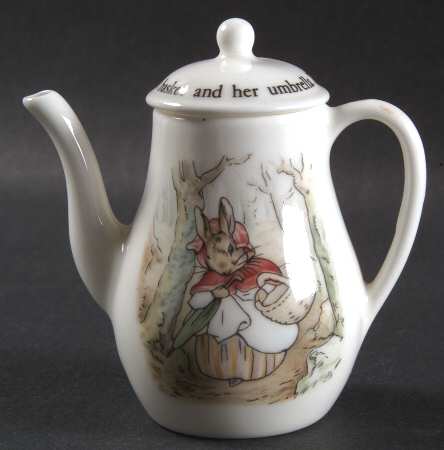 Peter Rabbit Miniature Coffee Pot & Lid
