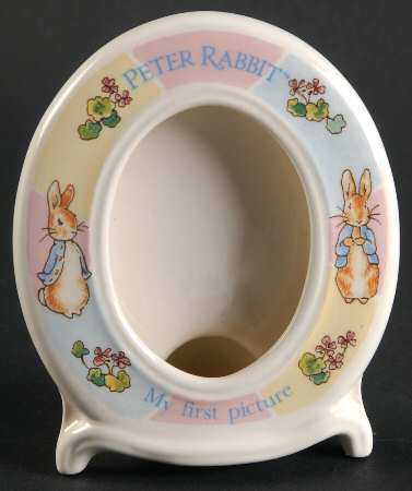 Peter Rabbit Oval Frame-Holds 2" X 2 1/2"
