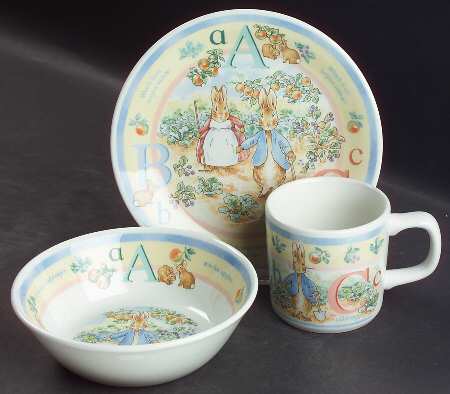 Peter Rabbit (3 Piece) Child's Set