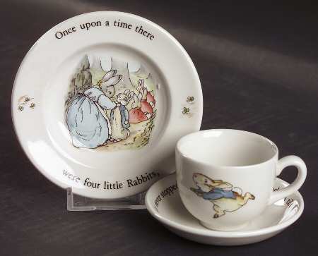 Peter Rabbit (3 Piece) Children's Tea Set (CHICS & CHPL)