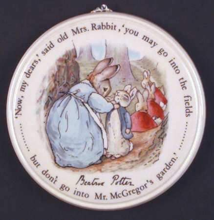 Peter Rabbit Plaque Wall