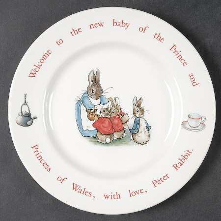 Peter Rabbit Bread & Butter Plate