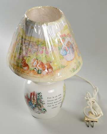 Peter Rabbit 13" Electric Lamp & Shade