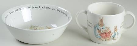 Peter Rabbit (2 Piece) Child's Set (CERCM1 & MUG2H)