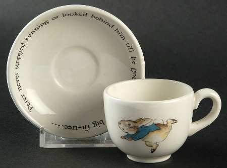 Peter Rabbit Miniature Cup and Saucer Set