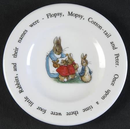 Peter Rabbit Miniature Plate