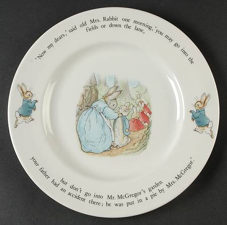 Peter Rabbit Cake Plate