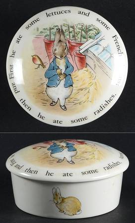 Peter Rabbit 3" Round Box & Lid