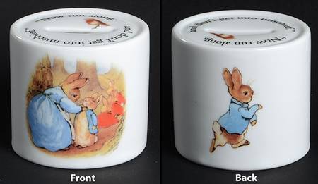 Peter Rabbit Round Money Box