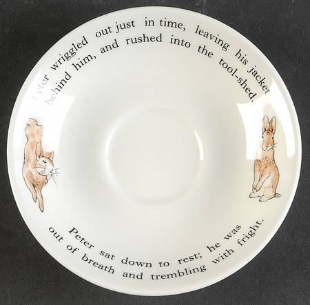 Peter Rabbit Saucer for Flat Cup