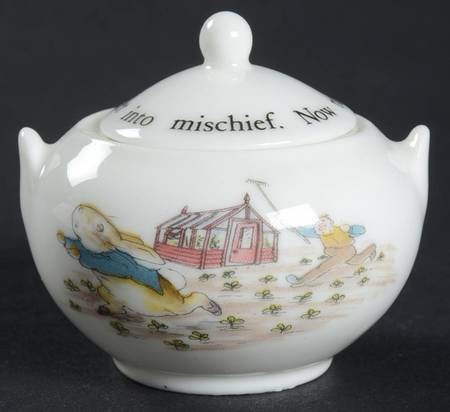 Peter Rabbit Miniature Sugar Bowl & Lid