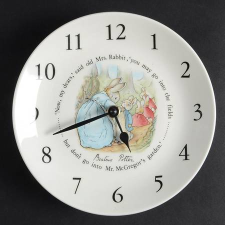 Peter Rabbit Clock Plate