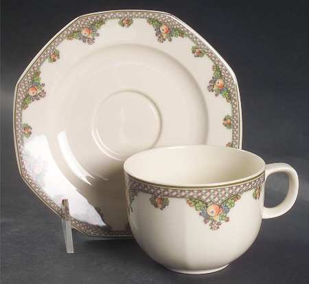 Pergola Flat Cup & Saucer Set