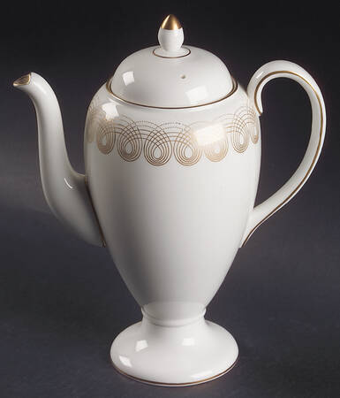 Persephone Gold Coffee Pot & Lid