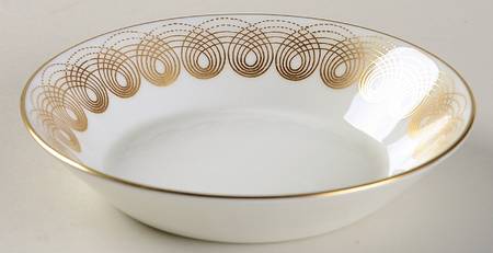 Persephone Gold Fruit/Dessert (Sauce) Bowl