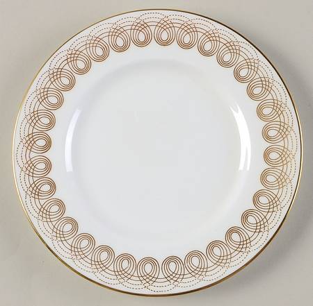 Persephone Gold Bread & Butter Plate