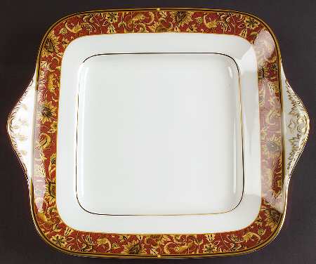 Persia (Newer, 1997) Square Handled Cake Plate
