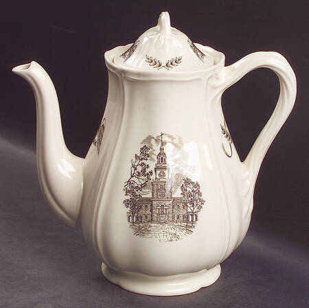 Philadelphia Coffee Pot & Lid
