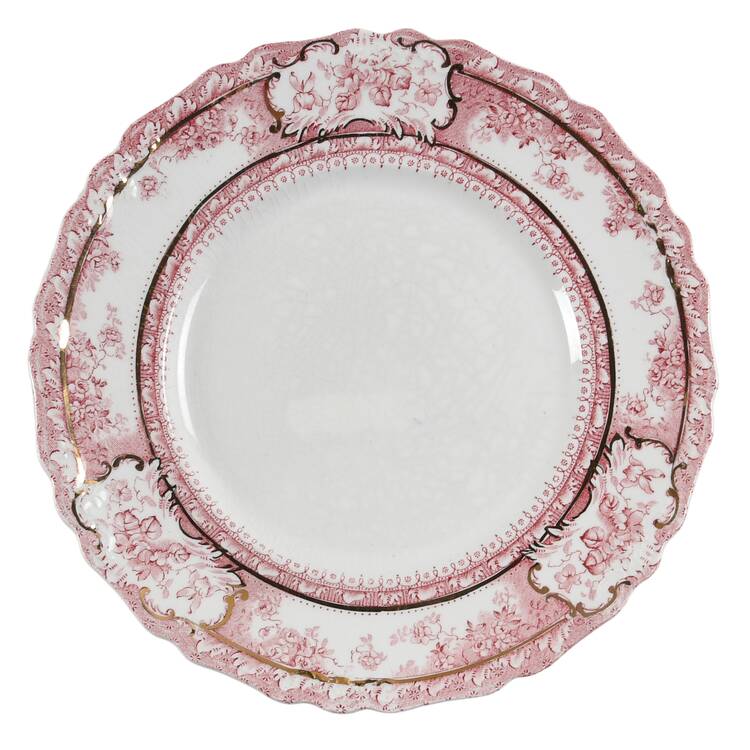 Phoebe Pink (Gold Accents, No Trim) Salad Plate by Wedgwood