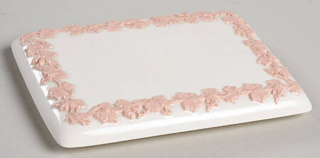 Pink On Cream Color (Plain edge) Lid for Cigarette Box