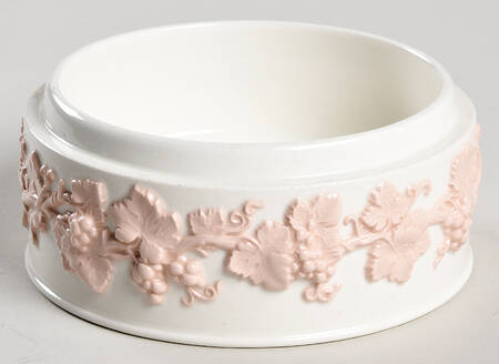 Pink On Cream Color (Plain edge) Candy Box No Lid