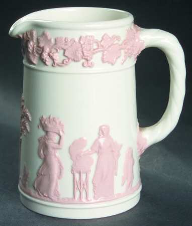 Pink On Cream Color (Plain edge) 4 Oz Jug